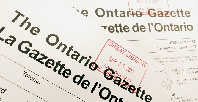 Finding Old Regulations: Part I –&nbsp;Ontario