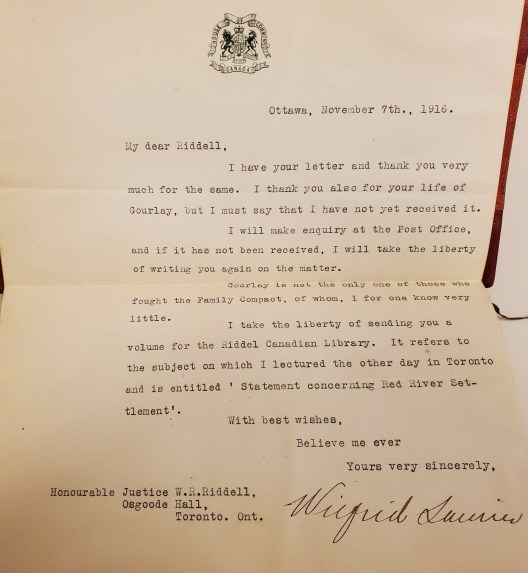 Wilfrid Letter